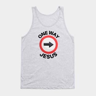 One Way Jesus | Christian Tank Top